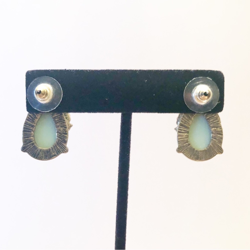 Anthropologie X BaubleBar Seastone and Rhinestone Pierced Earrings - Picture 9 of 10